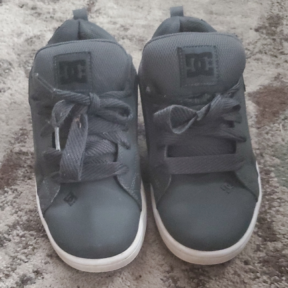 DC Kids' Charcoal Sneakers
